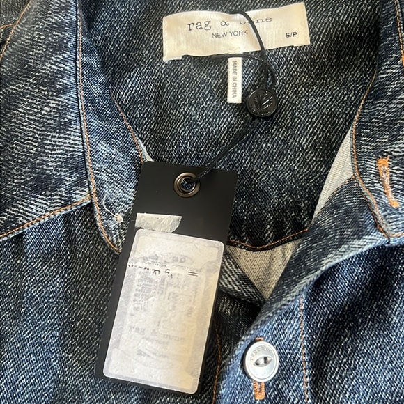 rag & bone Blue Denim Jumpsuit - Picture 12 of 16